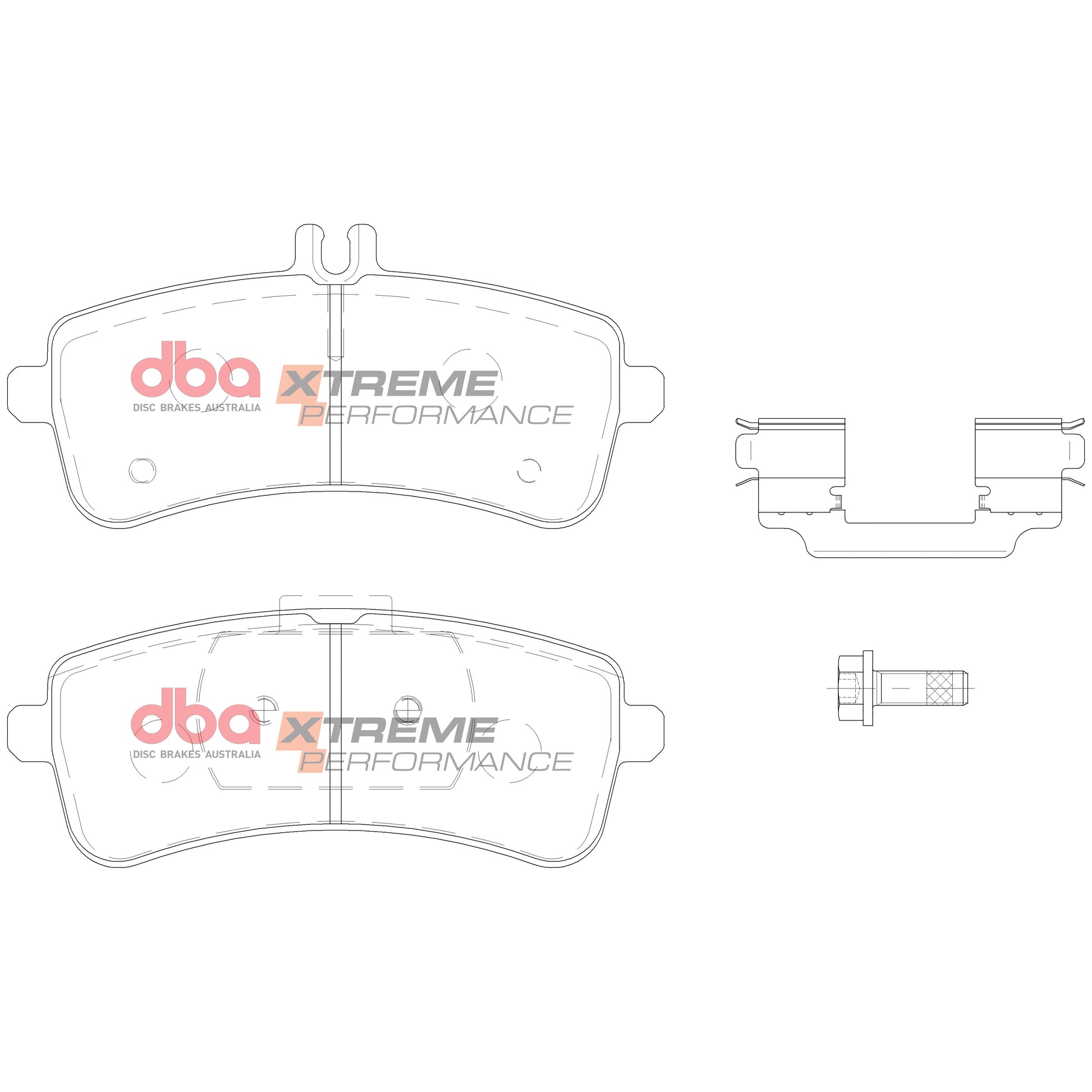 Brake Pads Xtreme Performance | Rear Axle - DB15034XP