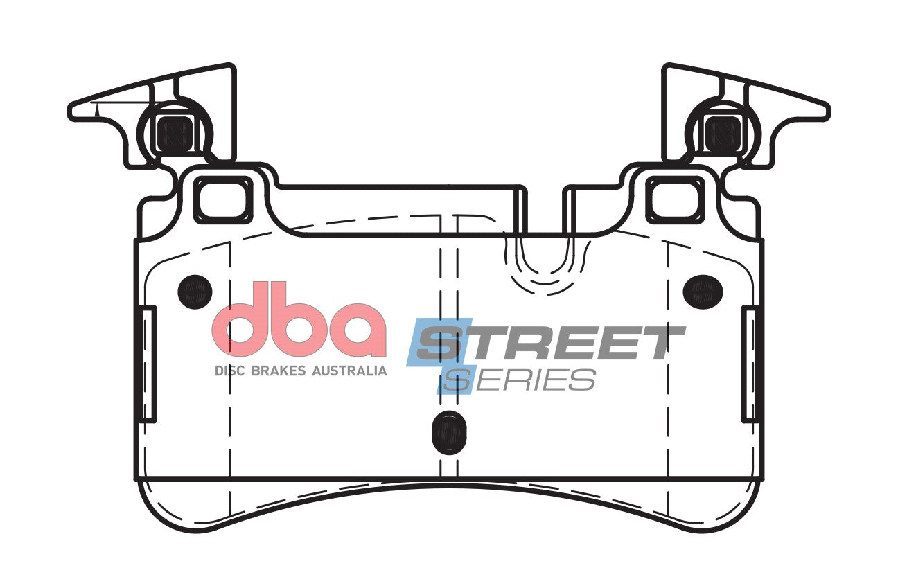 Brake Pads Street Series Ceramic | Rear Axle - DB15037SS