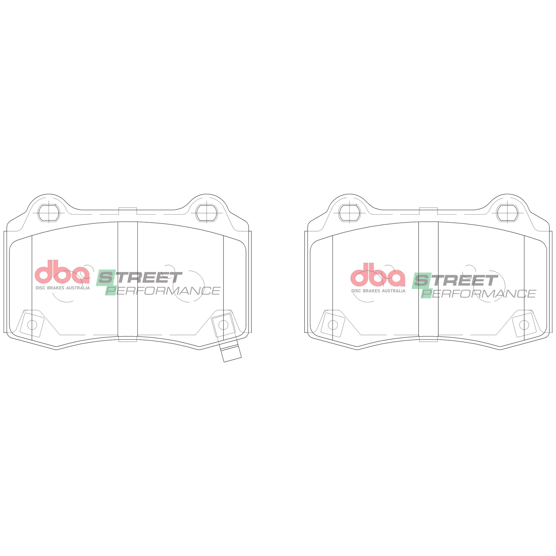 Brake Pads Street Performance | Rear Axle - DB15041SP