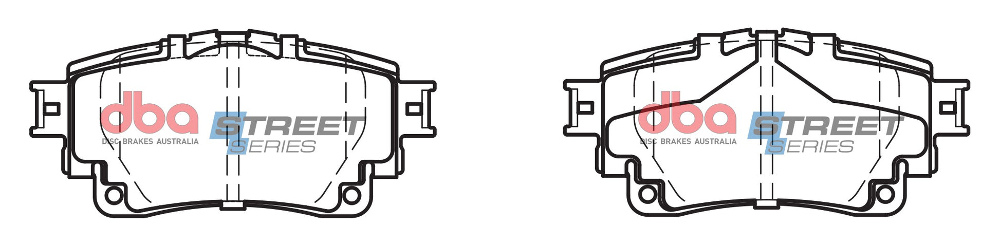 Brake Pads Street Series Ceramic | Rear Axle - DB15044SS
