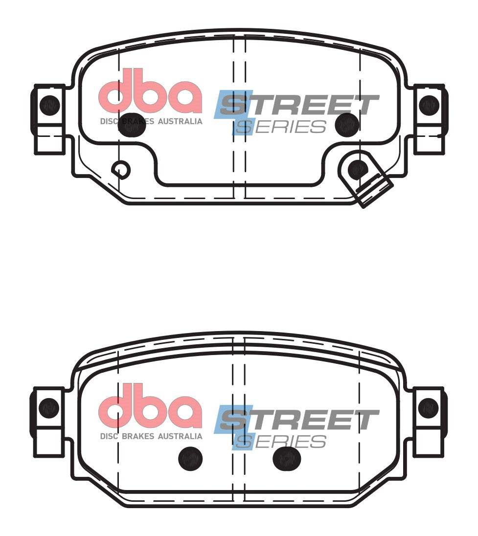 Brake Pads Street Series Ceramic | Rear Axle - DB15045SS