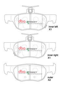 Brake Pads Street Performance | Rear Axle - DB15047SP