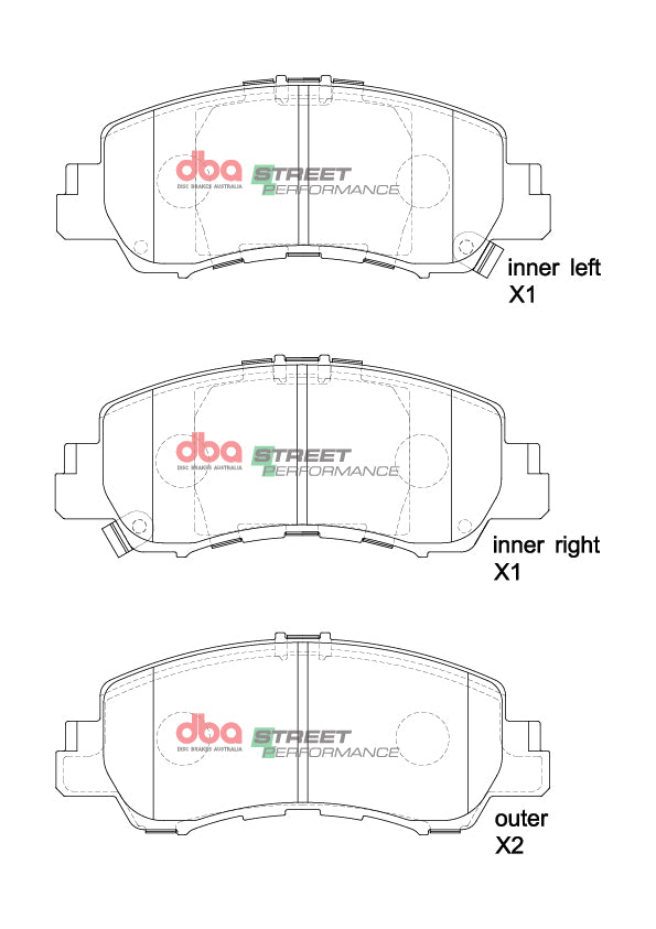 Brake Pads Street Performance | Front Axle - DB15048SP