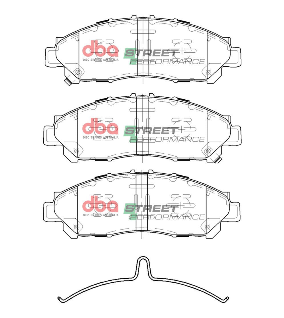 Brake Pads Street Performance | Front Axle - DB15051SP