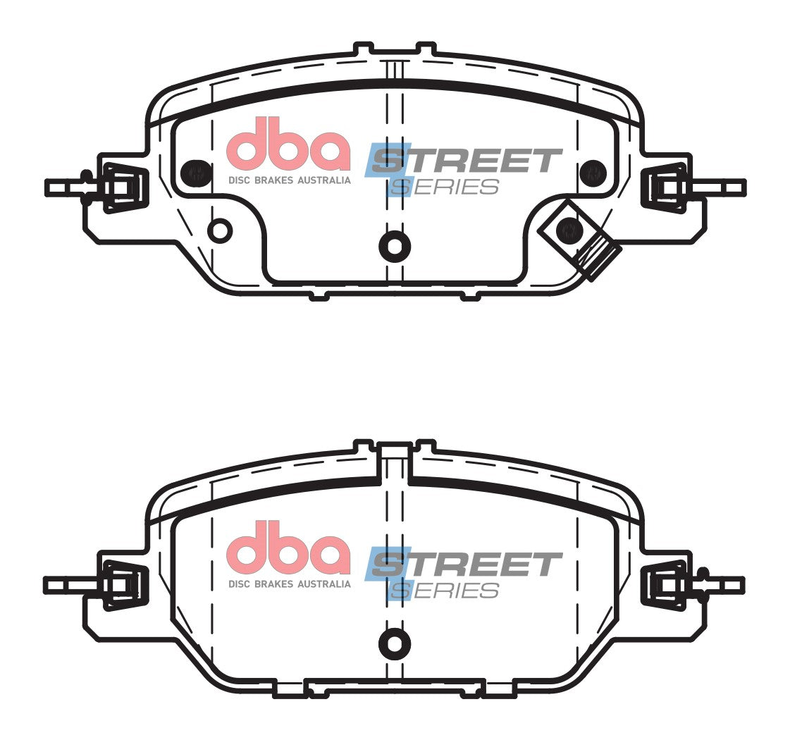 Brake Pads Street Series Ceramic | Rear Axle - DB15054SS