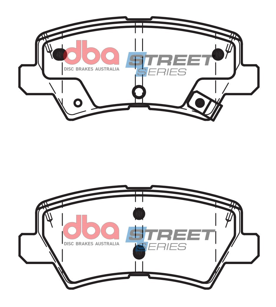 Brake Pads Street Series Ceramic | Rear Axle - DB15057SS