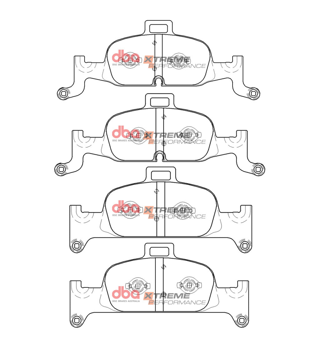 Brake Pads Xtreme Performance | Front Axle - DB15060XP