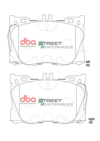 Brake Pads Street Performance | Front Axle - DB15062SP