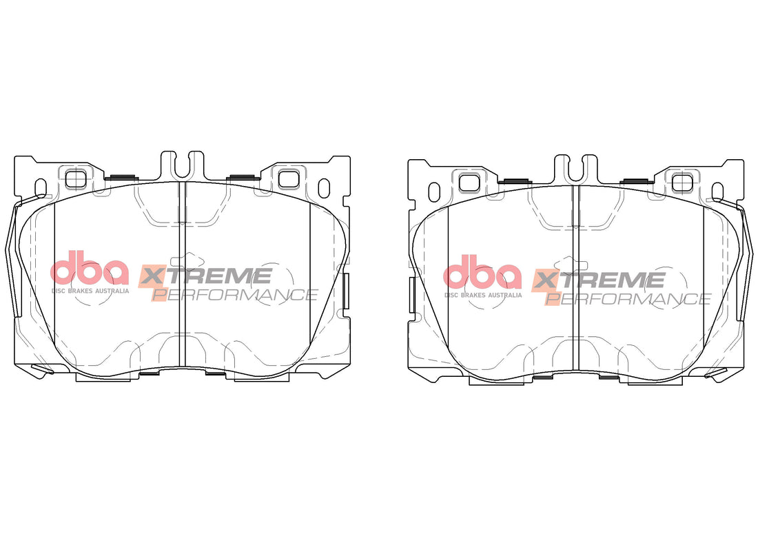 Brake Pads Xtreme Performance | Front Axle - DB15062XP
