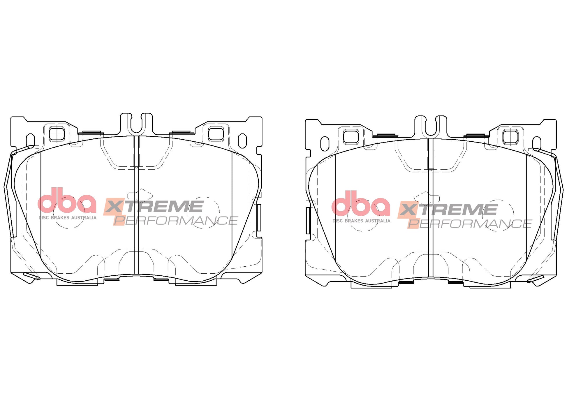 Brake Pads Xtreme Performance | Front Axle - DB15062XP