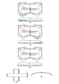 Brake Pads Street Series | Front Axle - DB15077SS