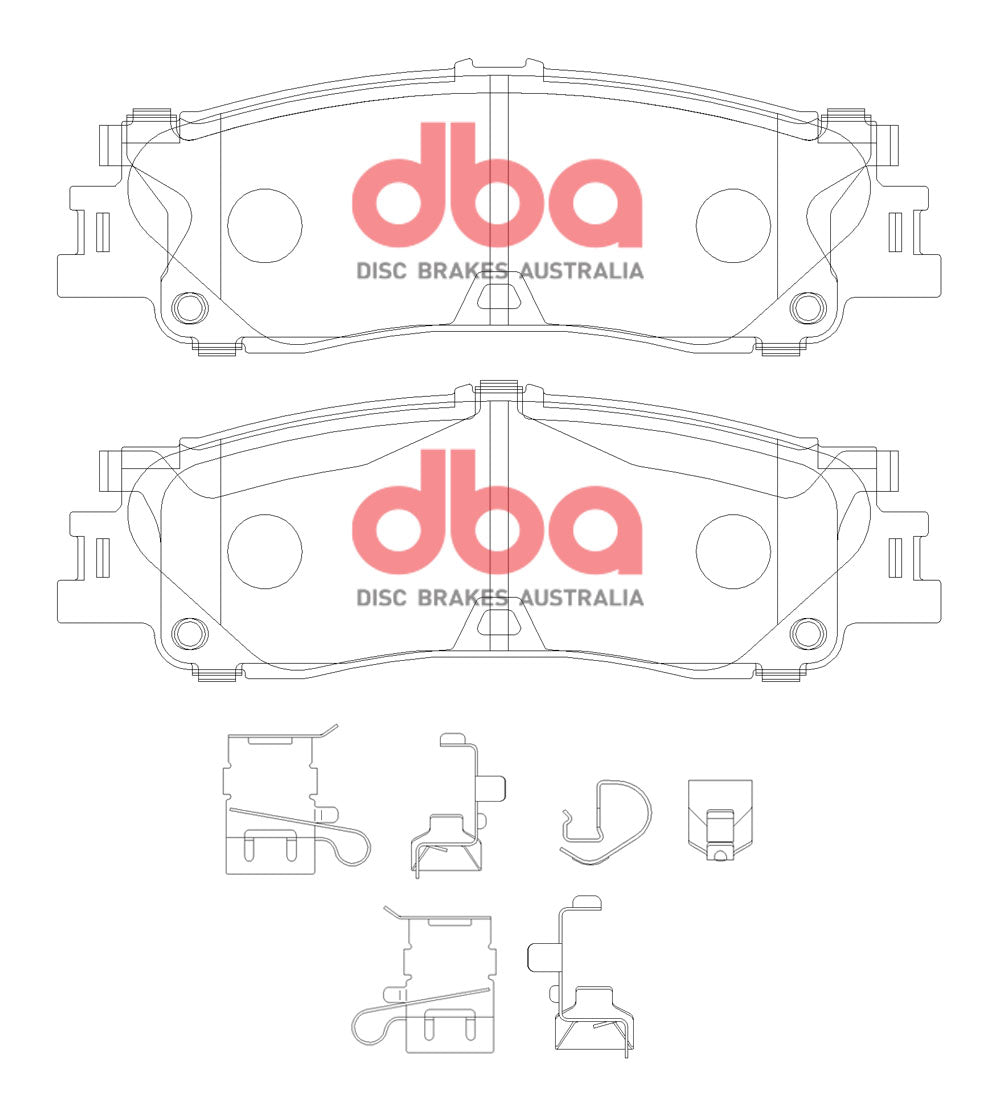 Brake Pads Street Performance | Rear Axle - DB15078SP