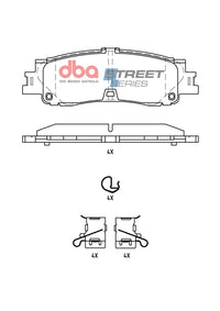 Brake Pads Street Series | Rear Axle - DB15078SS