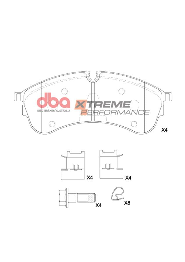 Brake Pads Xtreme Performance | Front Axle - DB15080XP