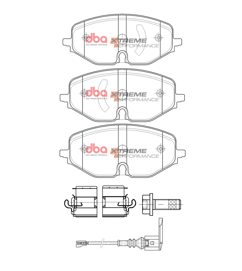 Brake Pads Xtreme Performance | Front Axle - DB15091XP