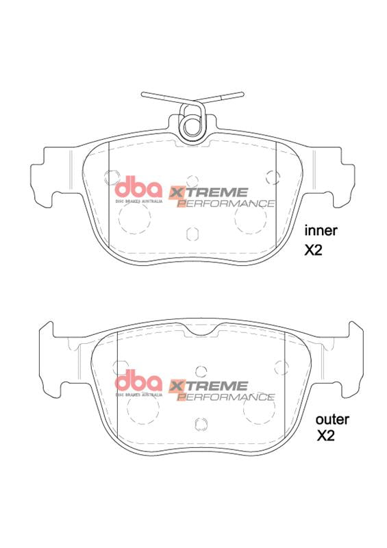 Brake Pads Xtreme Performance | Rear Axle - DB15092XP
