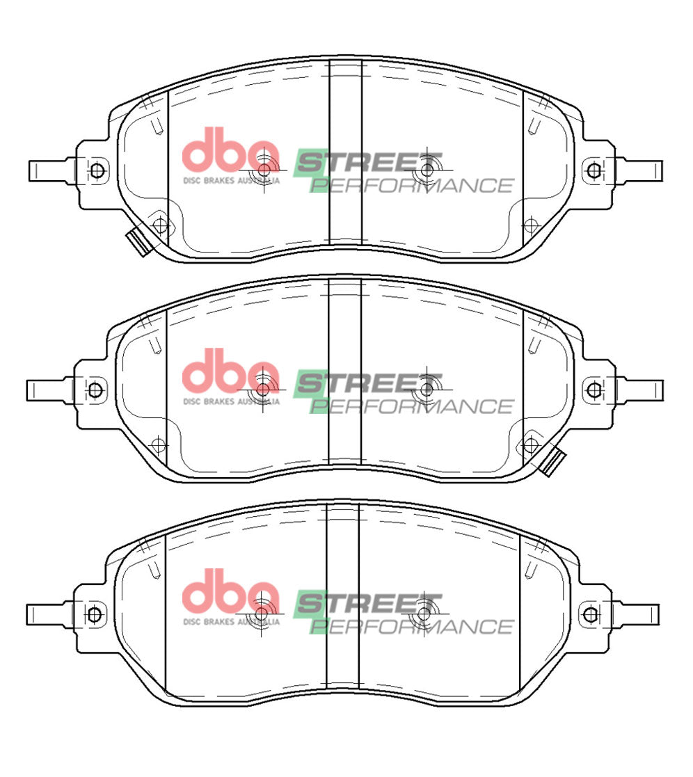 Brake Pads Street Performance | Front Axle - DB15093SP