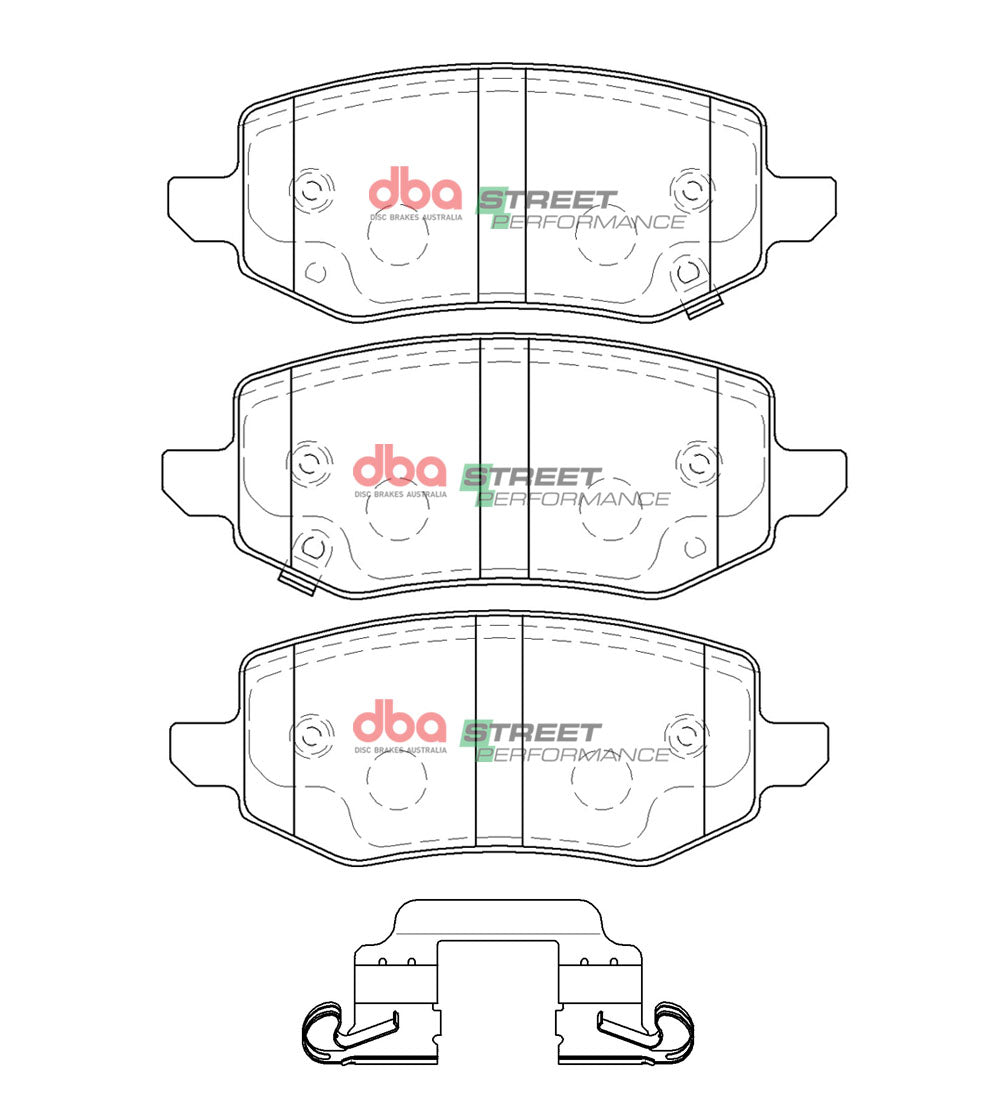 Brake Pads Street Performance | Rear Axle - DB15094SP