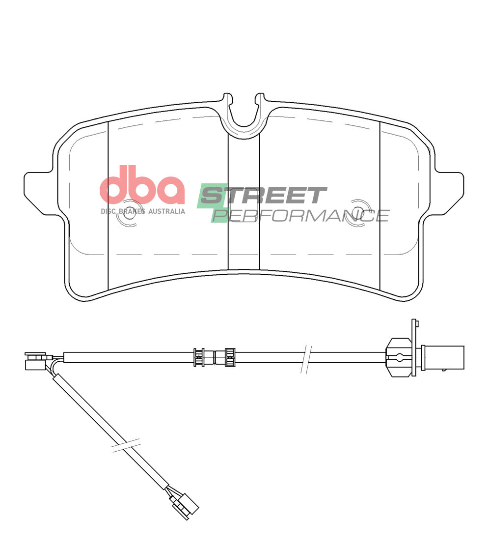 Brake Pads Street Performance | Rear Axle - DB15096SP