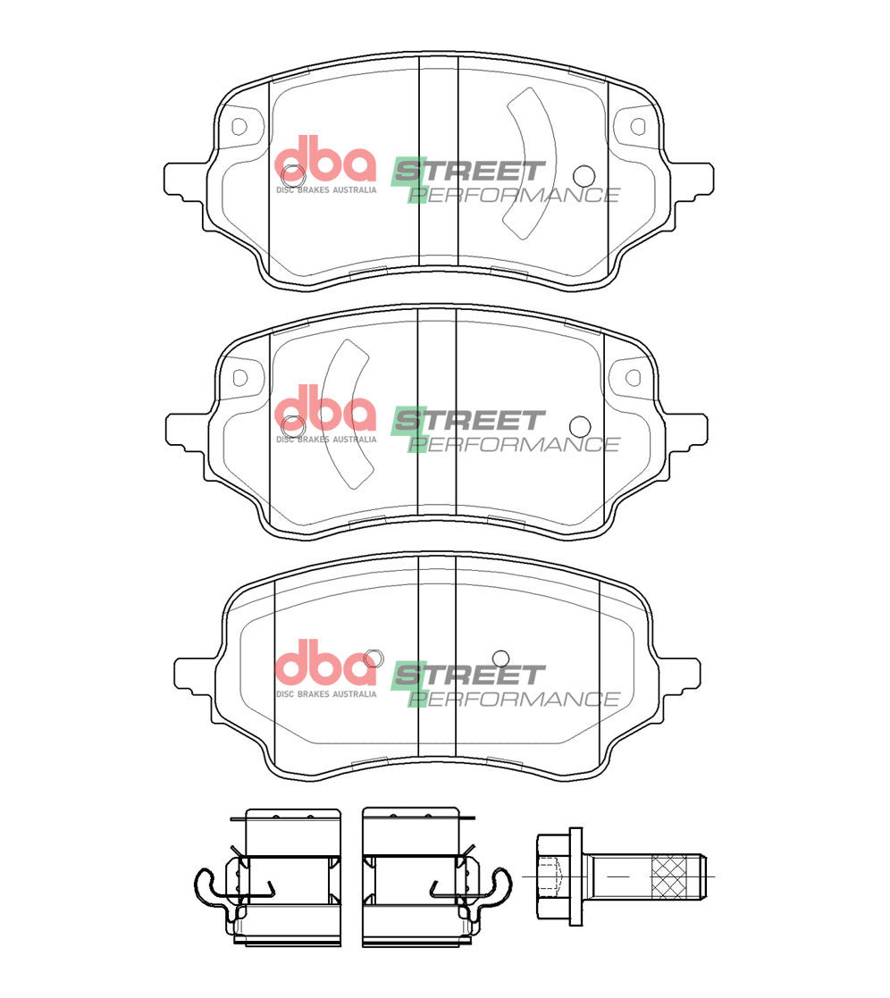 Brake Pads Street Performance | Front Axle - DB15097SP