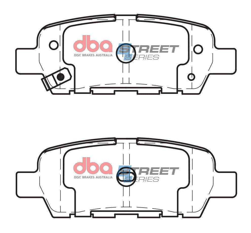 Brake Pads Street Series Ceramic | Rear Axle - DB1509SS