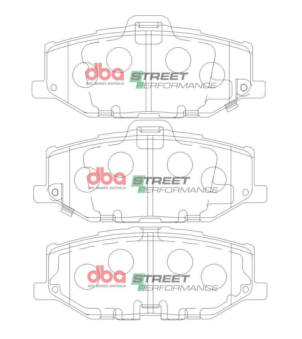 Brake Pads Street Performance | Front Axle - DB15100SP