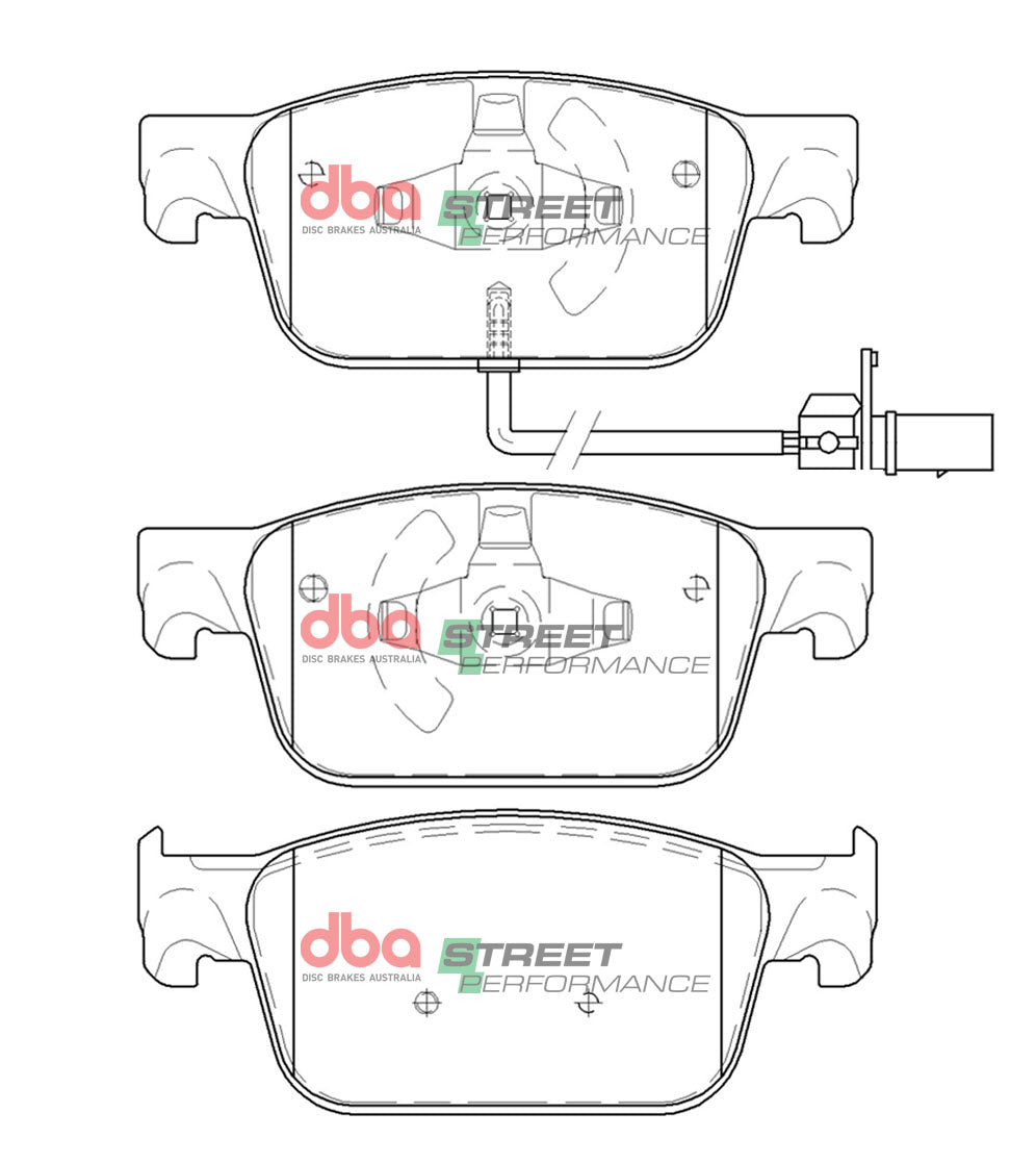 Brake Pads Street Performance | Front Axle - DB15106SP