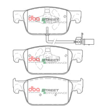 Brake Pads Street Performance | Front Axle - DB15106SP