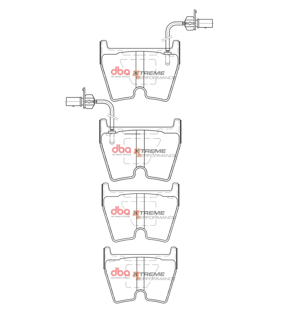 Brake Pads Xtreme Performance | Front Axle - DB15110XP