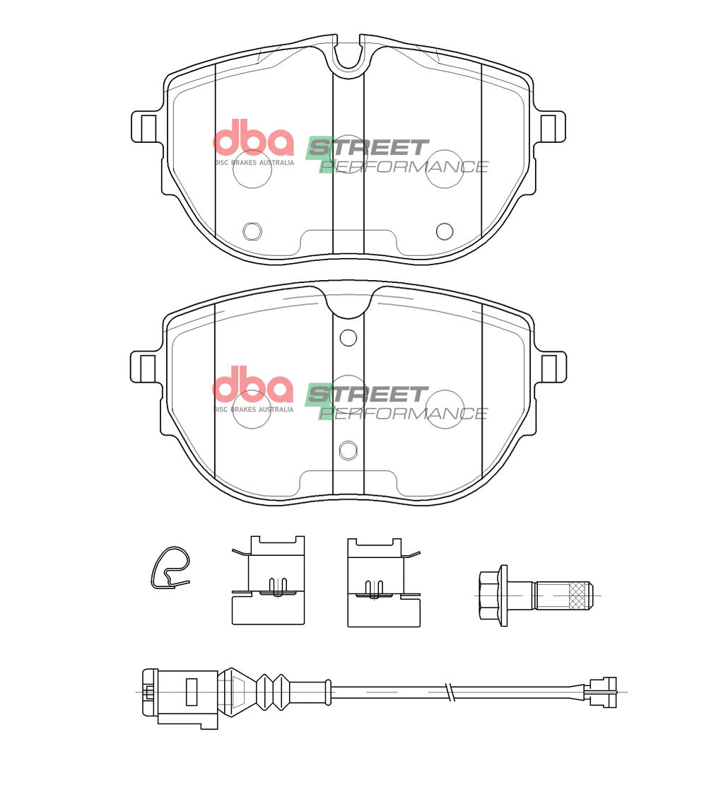 Brake Pads Street Performance | Front Axle - DB15115SP