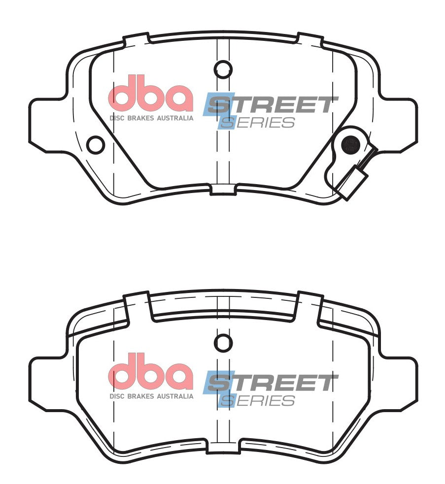Brake Pads Street Series Ceramic | Rear Axle - DB1511SS