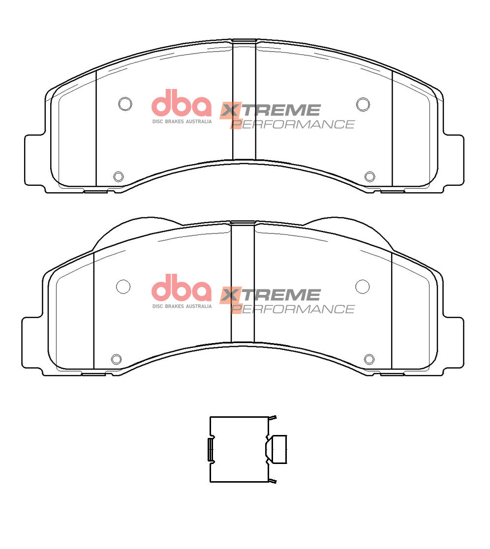 Brake Pads Xtreme Performance | Front Axle - DB15121XP