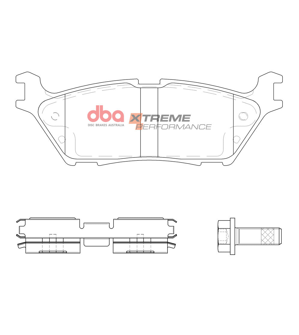 Brake Pads Xtreme Performance | Rear Axle - DB15123XP