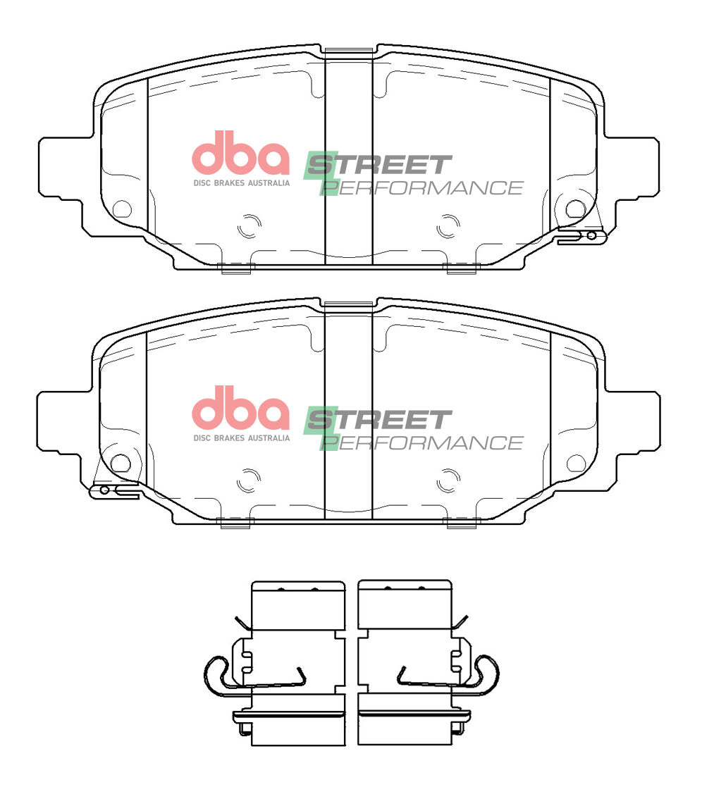 Brake Pads Street Performance | Rear Axle - DB15125SP