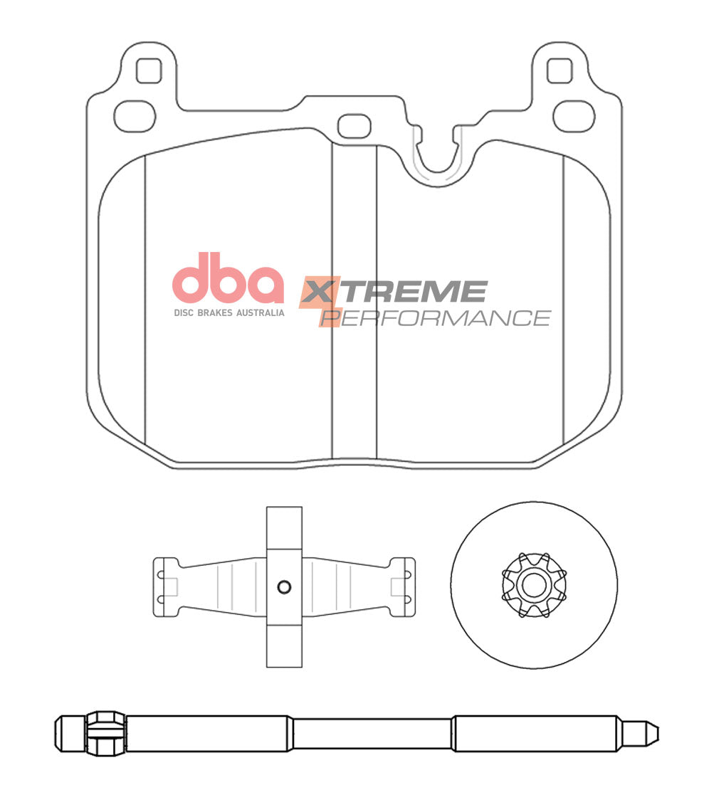 Brake Pads Xtreme Performance | Front Axle - DB15131XP