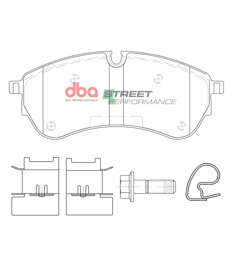 Brake Pads Street Performance | Front Axle - DB15134SP