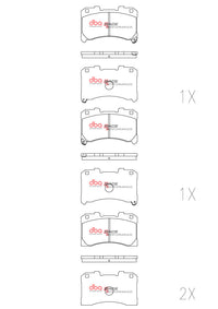 Brake Pads Race Performance - DB15147RP