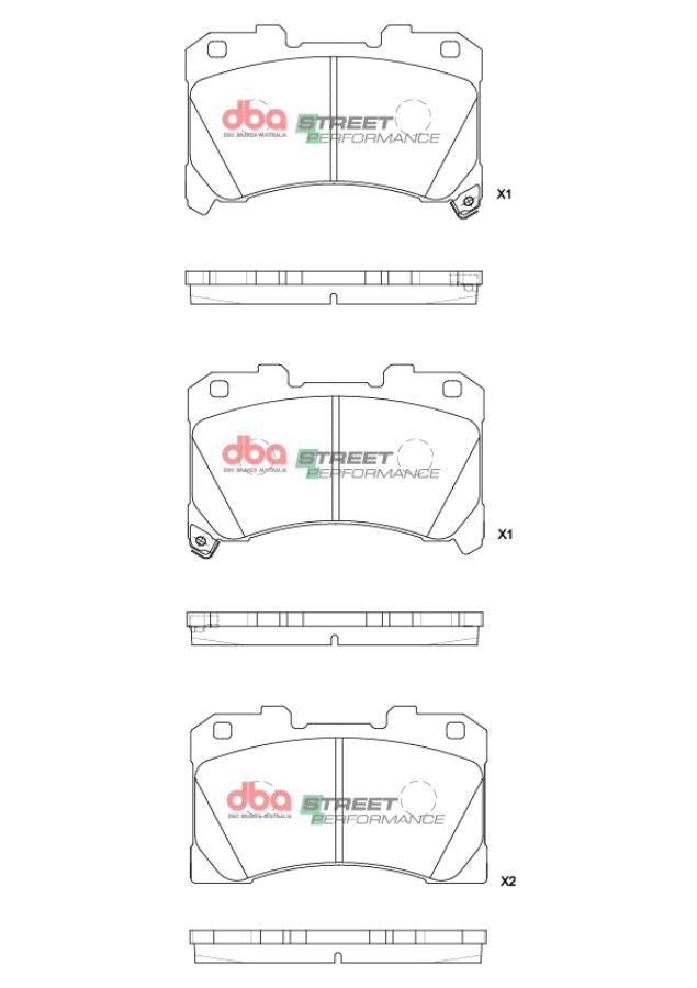 Brake Pads Street Performance | Front Axle - DB15147SP