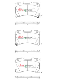 Brake Pads Street Performance | Front Axle - DB15147SP