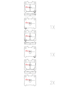 Brake Pads Race Performance - DB15148RP