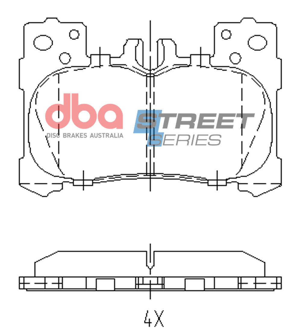 Brake Pads Street Series | Rear Axle - DB15151SS