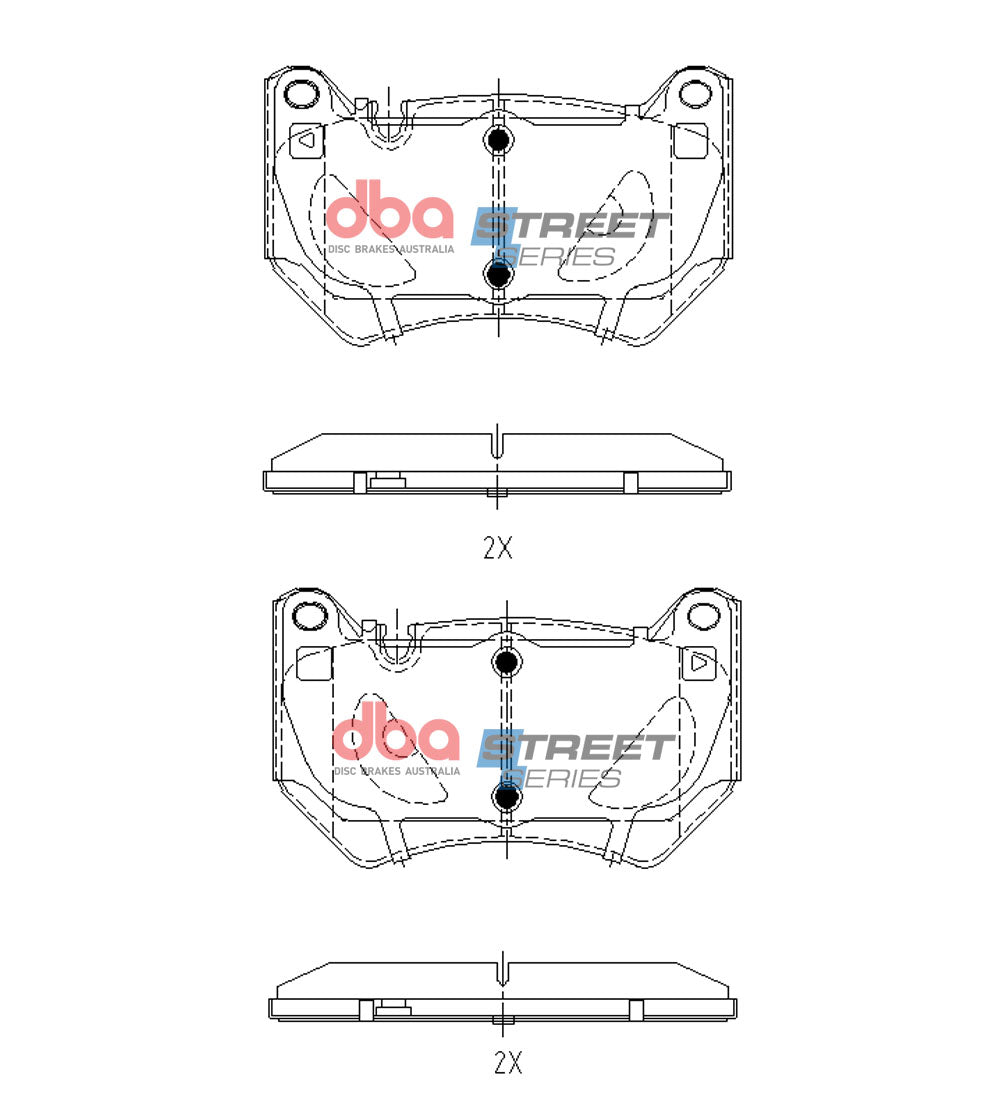 Brake Pads Street Series | Front Axle - DB15153SS