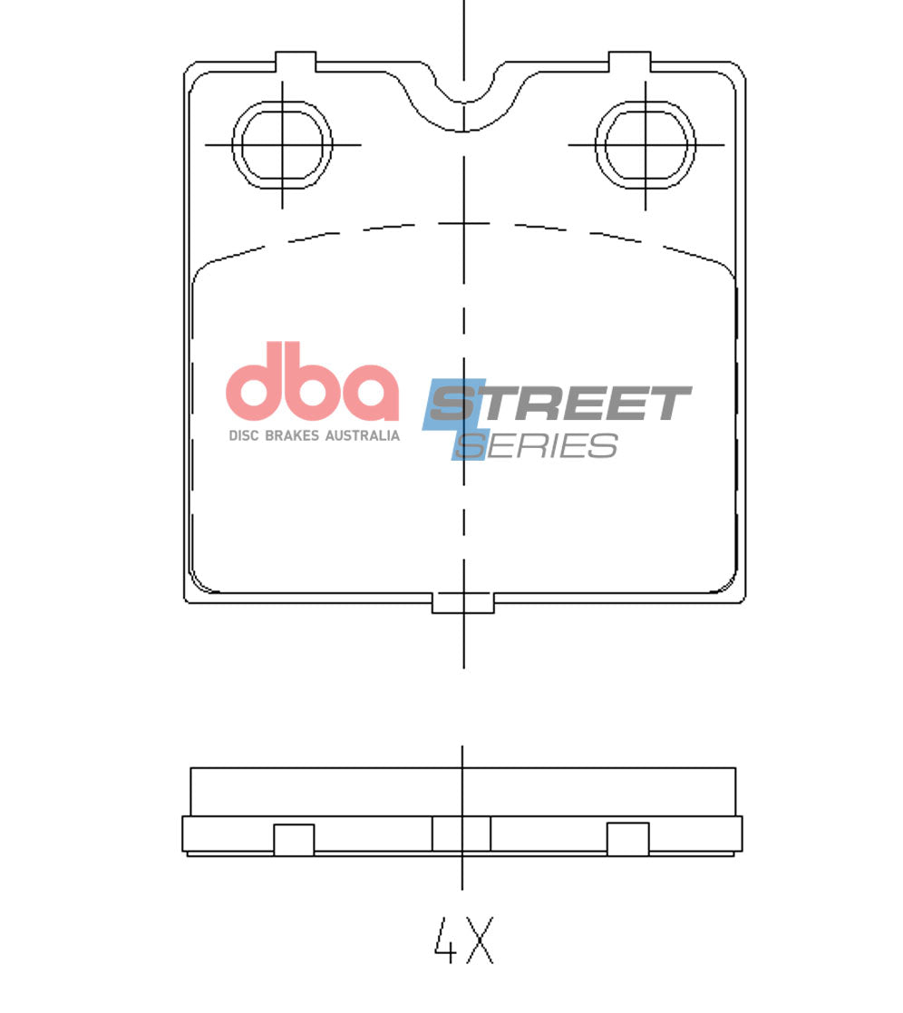 Brake Pads Street Series - DB15163SS