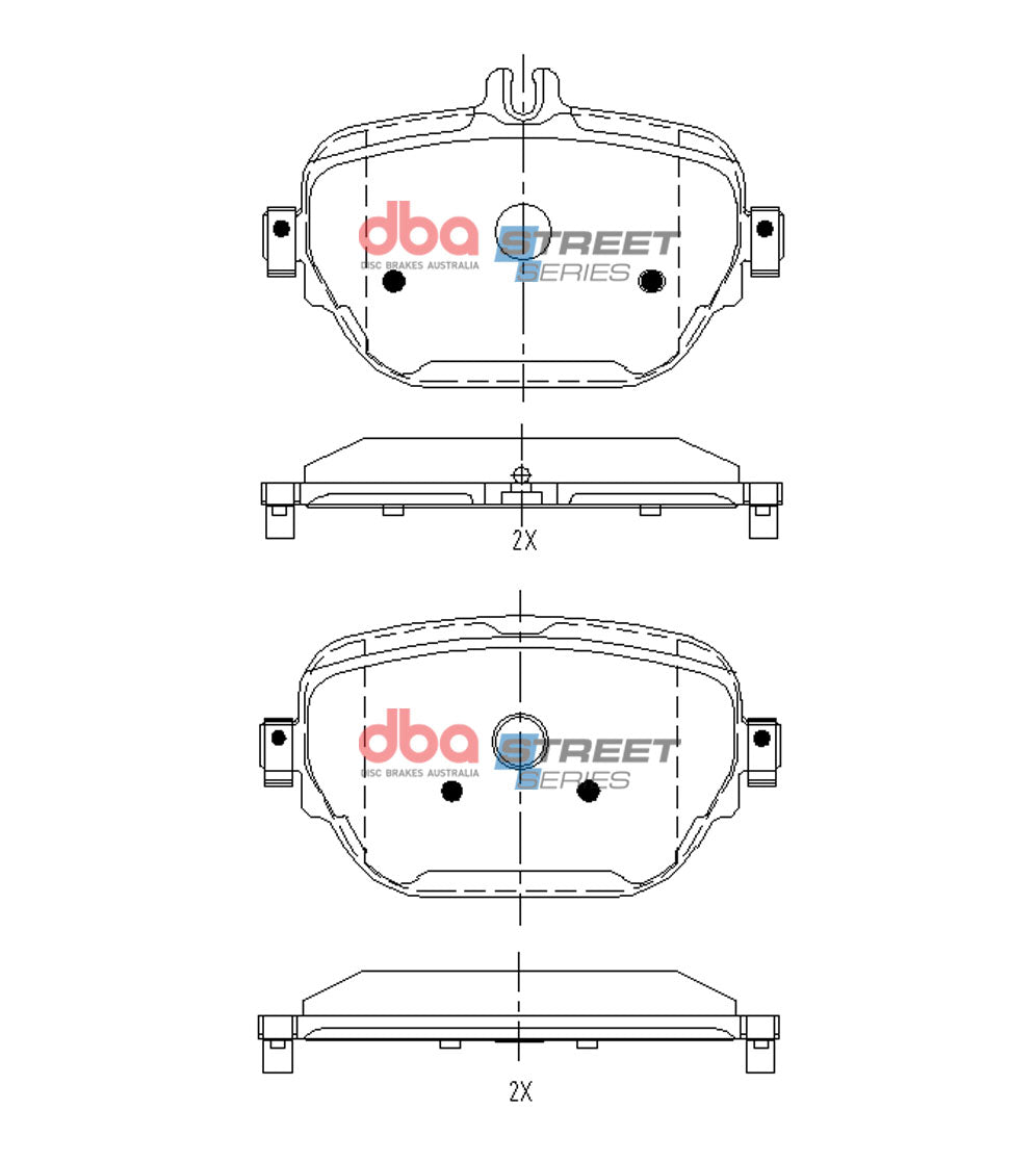 Brake Pads Street Series | Rear Axle - DB15171SS