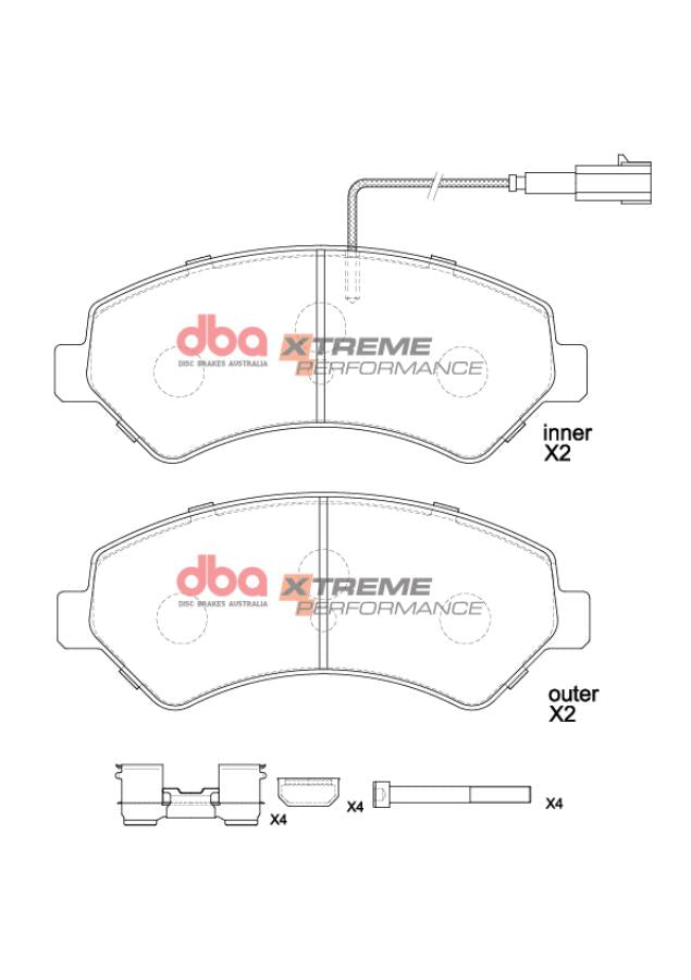 Brake Pads Xtreme Performance | Front Axle - DB15172XP