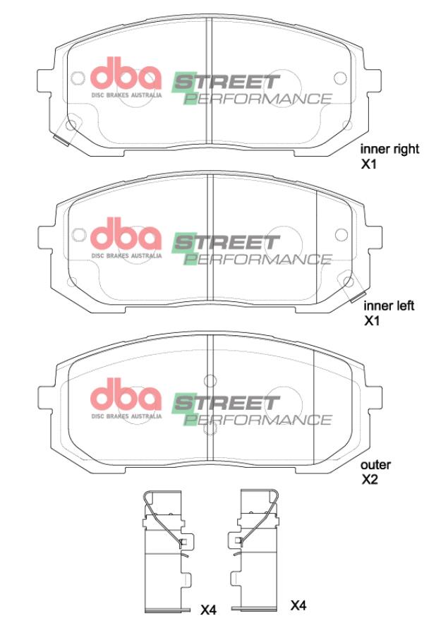 Brake Pads Street Performance | Front Axle - DB15177SP