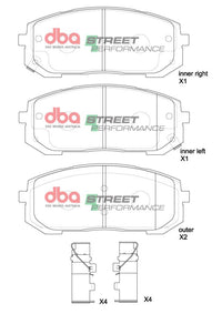Brake Pads Street Performance | Front Axle - DB15177SP