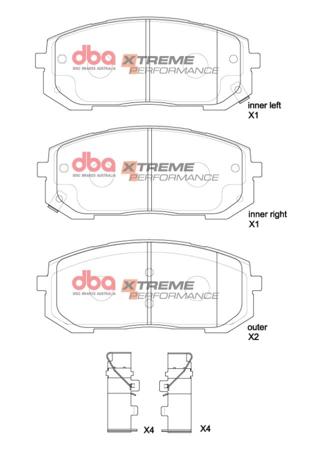Brake Pads Xtreme Performance | Front Axle - DB15177XP