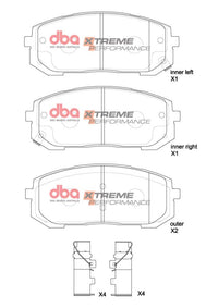 Brake Pads Xtreme Performance | Front Axle - DB15177XP
