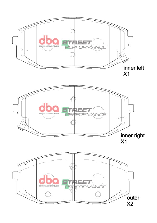 Brake Pads Street Performance | Front Axle - DB15185SP